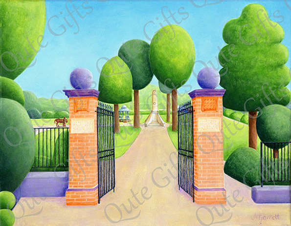 Memorial Park Art Print